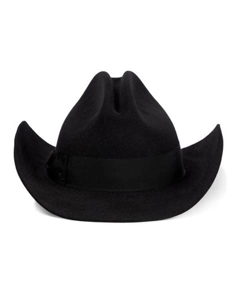 black gucci cowboy hat|gucci felt bow hat.